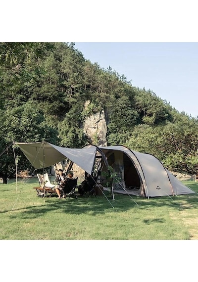 Naturehike Cloud Vessel Upf50+ Snow Skirt 4-6 Kişilik Tünel Çadır Çok Renkli