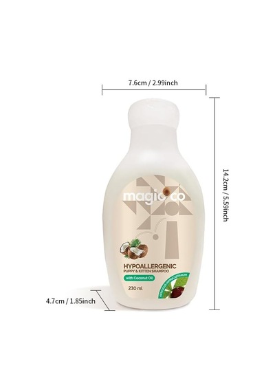 Hindistan Cevizli Hipoalerjenik Yavru Kedi Ve Köpek Şampuanı 710 Ml