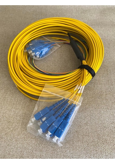 Mpo/Apc - Sc/Upc Sm G657.A1 Fiber Optik Kablo 30Metre A2