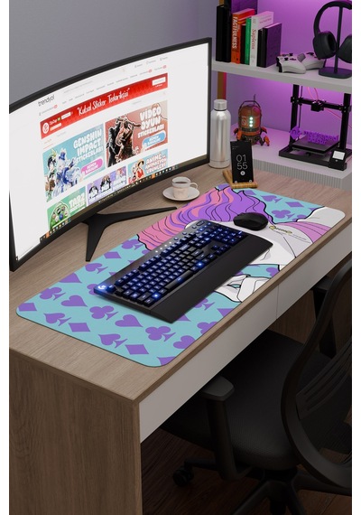 Hunter Hunter Anime V3 - 90x40 Xxl Gaming Kauçuk Kaymaz Taban Mouse Pad Fare Altlığı