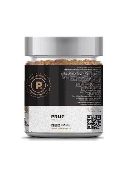 Patates Baharatı/patato Seasoning 145 Gr. Sağlıklı Cam Kavanoz Çok Renkli