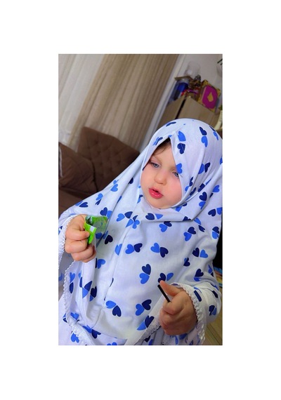 Aldaıyr 3 Adet Çocuk Namaz Elbise Pamuk Kumaş Çok Renkli037