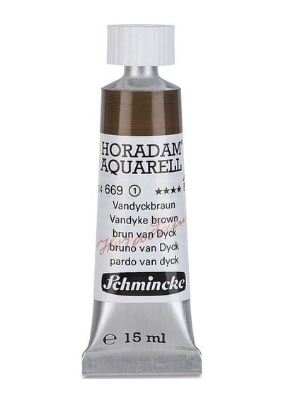 Schmincke Horadam Tüp Suluboya - Vandyke Brown - 15ml - Seri 1