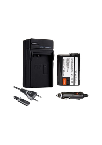 Cazipshop Nikon En-el15 Batarya 2300mah +şarj Aleti Cihazı Seti