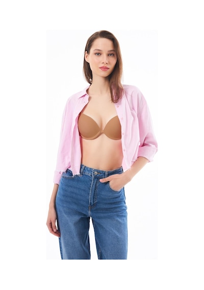 Cottonhill Lol Up Push Up Balenli Bej Sütyen Bronz