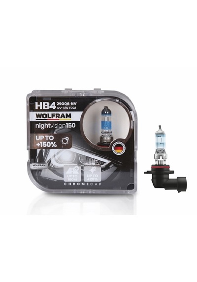 Hb4 Ampul Performans Ampulü Nv +%150 Fazla Işık Ve %20 Beyaz Işık