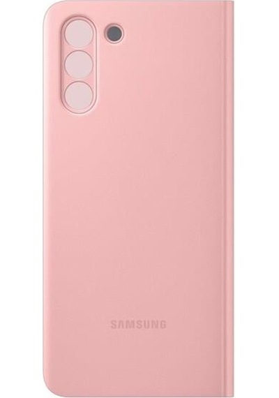 Galaxy S21 Plus İle Uyumlu Smart Clear View Kılıf-pembe Ef-zg996cpegtr