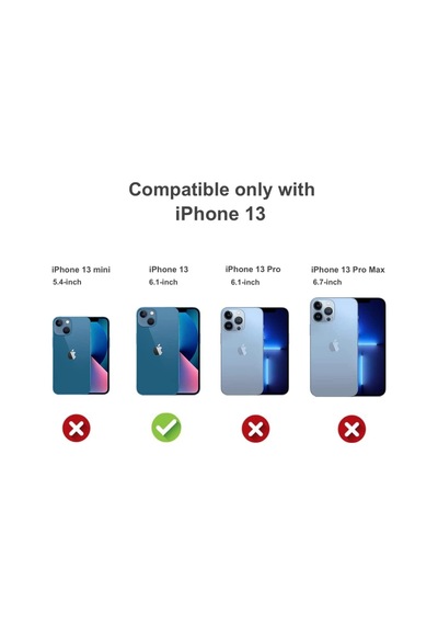 Apple iPhone Uyumlu 13 Şeffaf Yüksek Kalite Ve Koruyucu Kapak Şeffaf