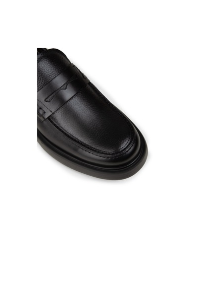Deery Erkek Siyah Hakiki Deri Loafer Ayakkabı - F6683msyhp01 Siyah