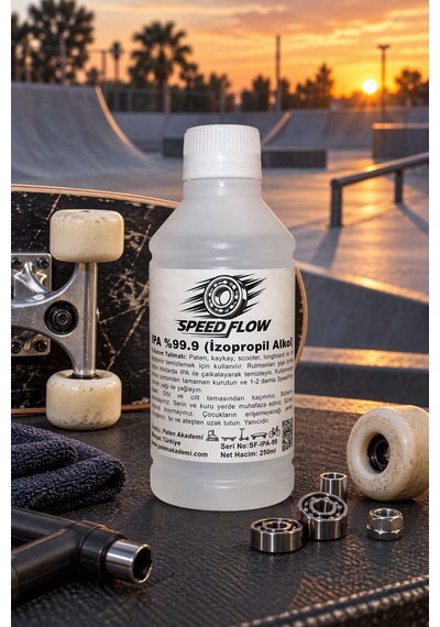 Ipa İzopropil Alkol 250 Ml - Paten Kaykay Scooter Longboard Rulman Temizliği Speedflow Ipa 250ml
