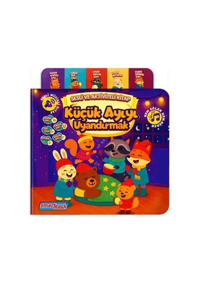 Küçük Ayıyı Uyandırmak - Sesli Aktivite Kitabı Ses Sensörlü - Aıaı-894543