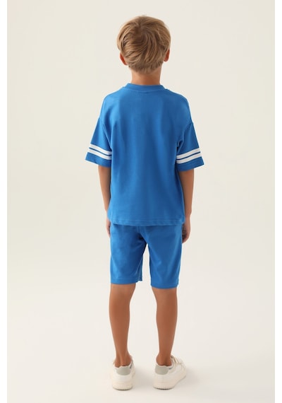 U.S. Polo Assn. Lisanslı Sim Cobalt Erkek Çocuk Bermuda Takım 5274-43098 Cobalt