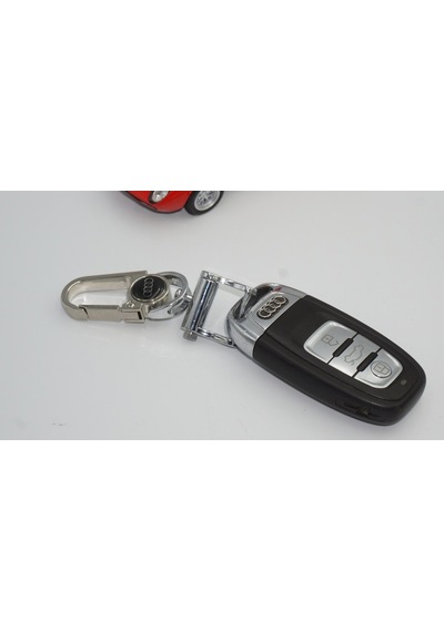 Audi Uyumlu Logo Krom Metal Stil Anahtarlık New Style (324200677)