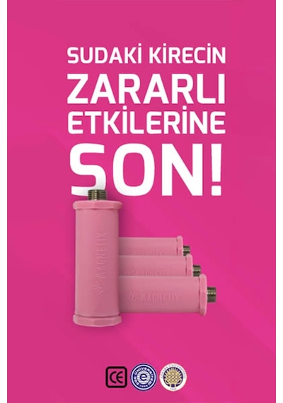 Magnetix Banyo Kireç Kırıcı 1/2 Duş Bataryası Modeli - Kireç Önleyici Duş Başlığı