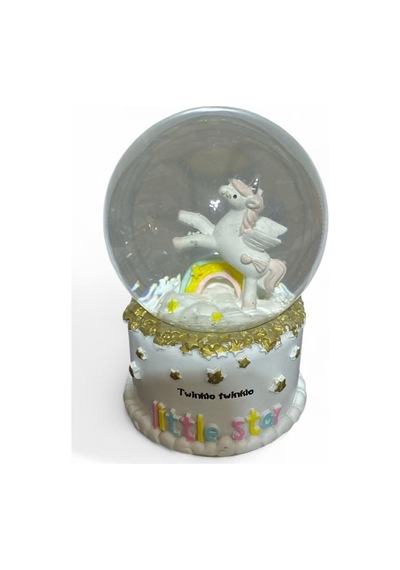 8 Cm Müzikli Işıklı Pony Kar Küresi 3108