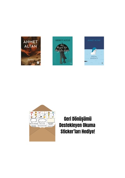 Zarlar + Bir Hayat Bir Hayata Değer + Kristal Denizaltı + Okuma Sticker'ları