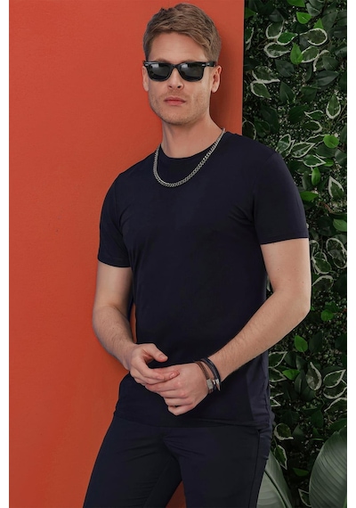 Efor Ts 847 Lacivert Spor T-shirt Lacivert