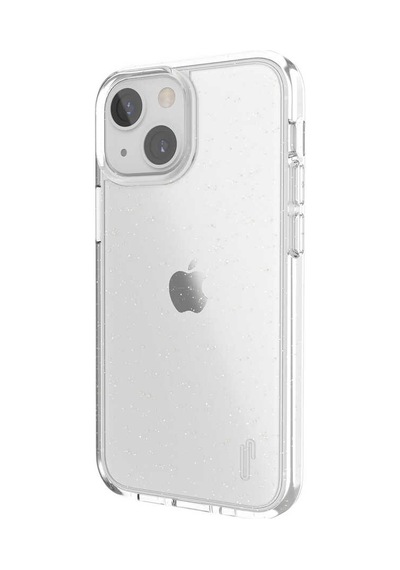 Ugly Rubber Apple Uyumlu iPhone 13 Mini Simli Şeffaf UR Vogue Kapak ZORE-219662