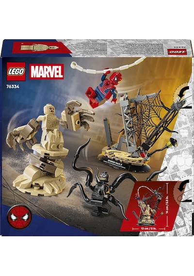 LEGO® ǀ Marvel Efsanevi Savaş: Örümcek Adam, Kum Adam’a Karşı 76334 - 9 Yaş ve Üzeri Çocuklar için Oyuncak Yapım Seti (201 Parça)