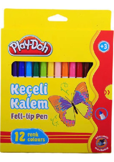 12 Renk Keçeli Kalem 5 Mm Nocolor