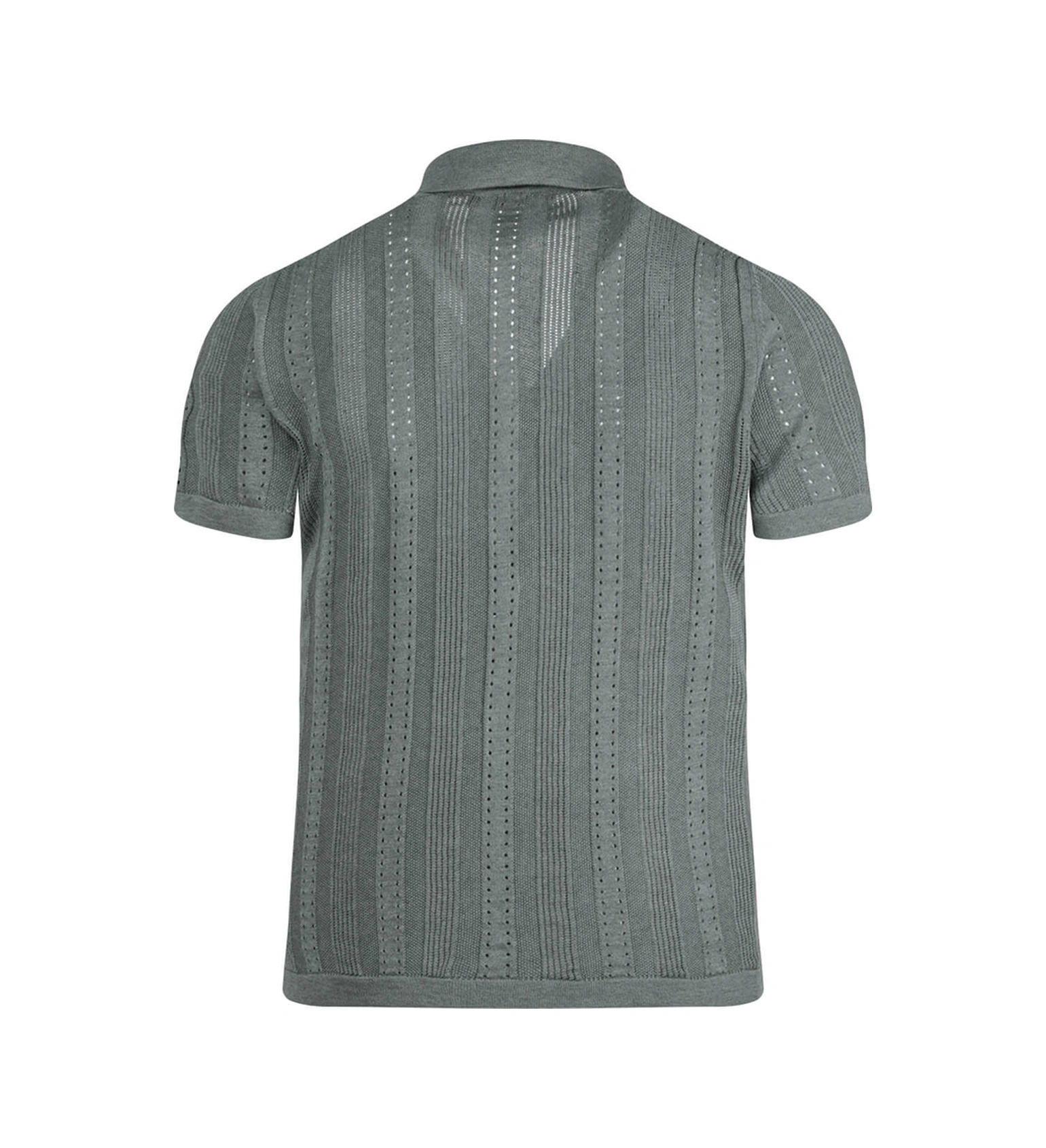 Hatemoğlu Haki Regular Fit Apaş Yaka Gömlek Tişört 34834 497062
