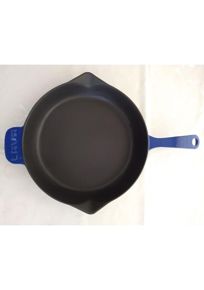 Lava Yuvarlak Kızartma Tavası 28 CM Metal Saplı Mavi Lvystv28k0b