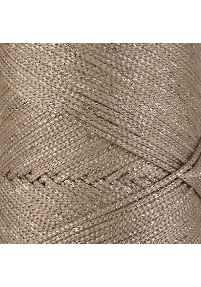 Premium Simli 200 Gr Polyester Makrome Ipi Sütlü Kahve 2 Mm - 230 M Supla Ip Ve Çanta İpliği