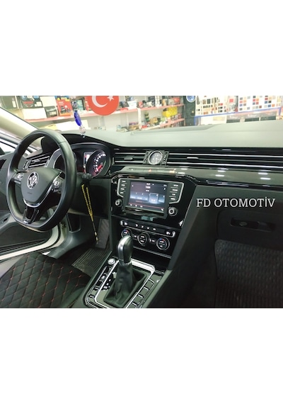 Volkswagen Passat B8 Parlak Siyah  Piano Black Full Set Trim Torpido Konsol Kaplama