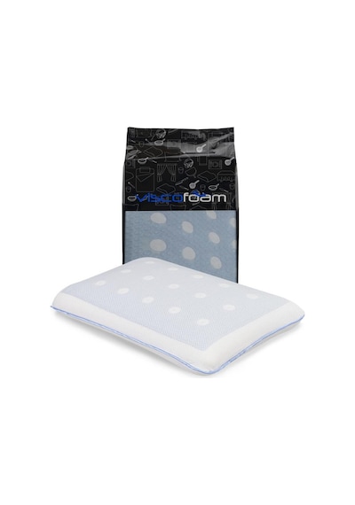 Viscofoam Terletmeyen Hava Kanallı Ortopedik Bebek Yastığı Jelli Hava Kanallı Visco Bebek Yastığı