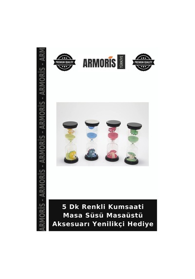 5 Dk Renkli Kumsaati Masa Süsü Masaüstü Aksesuarı Yenilikçi Hediye