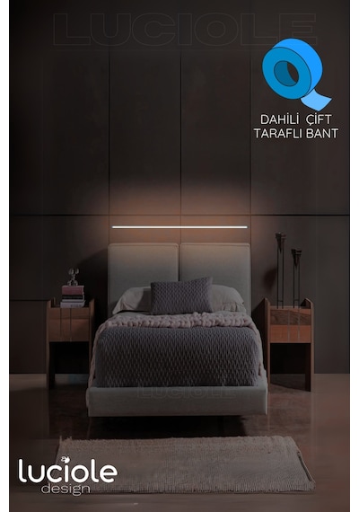 Rgb Led Abajur Aplik Gece Lambası Lambader Renkli Uzaktan Kumandalı Işık - Ledtube8