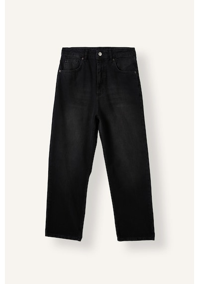 Defacto %100 Pamuk Baggy Fit Yıkamalı Jean Pantolon I5699ax26aunm36 Antrasit-nm36
