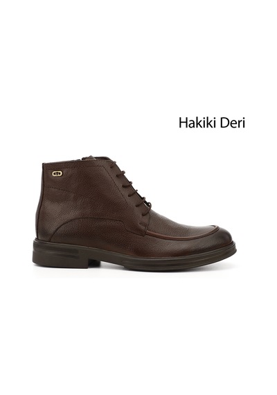 Gönderi(R) Gönderi R Kadın Kahve Floter Fermuarlı Hakiki Deri Klasik Bot Dkmb64901653