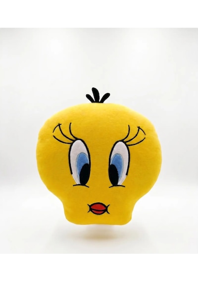 30 Cm Tweety Peluş Yastık Oyuncak Civciv Oyuncak Peluş Yastık Sarı