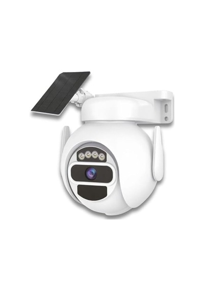Cata Ct-4053 3 Mp Akıllı Solar Sım Kart Uyumlu Gece Görüşlü Güvenlik Kamerası Çok Renkli