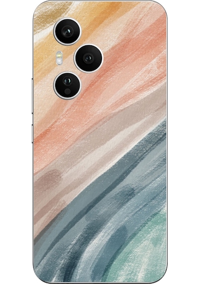 Honor 400 Pro Uyumlu Modern Renk Paleti Baskılı Silikon Kılıf Renkli