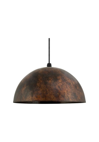 Retor Rustik Vintage Metal Sarkıt Avize 40 Cm Siyah