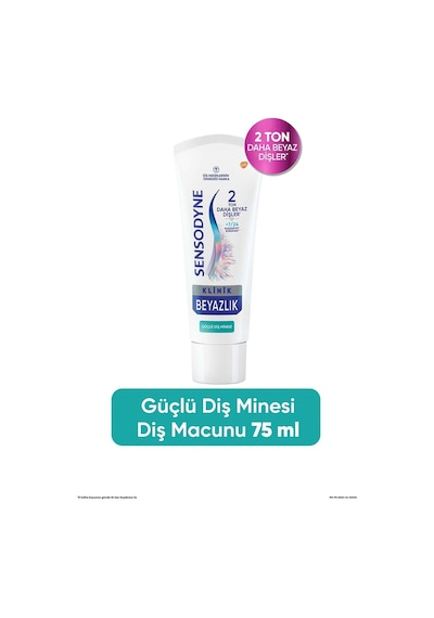 Sensodyne Klinik Beyazlık Güçlü Diş Minesi Diş Macunu 2 x 75 ML