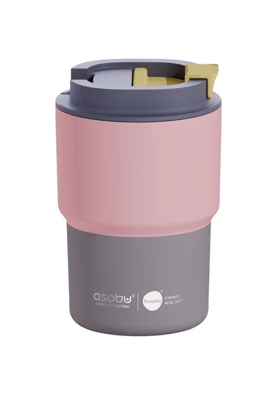 Asobu Coffee Express Tumbler - Pastel Peach Çok Renkli