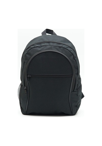Bags Prime Siyah Çok Bölmeli Sade Günlük Okul Ve Seyahat Sırt Çantası Unisex - Siyah
