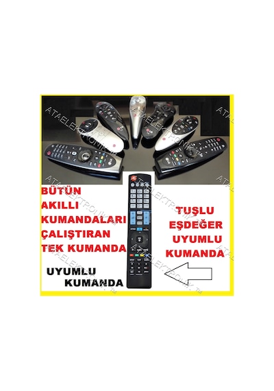 Lg Akıllı Sihirli Kumandaya Uyumlu Led Tv Televizyon Kumanda 930