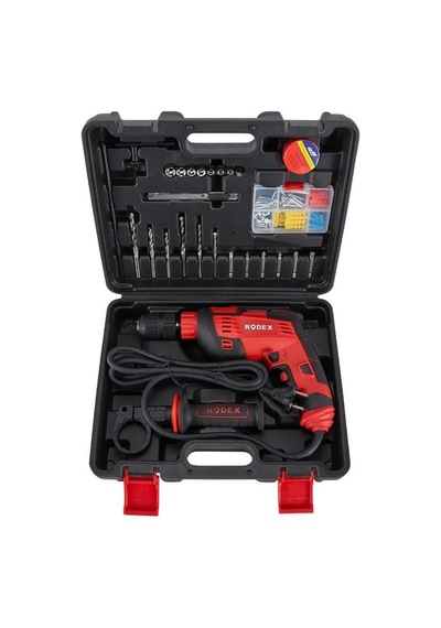 Rodex 27 Parça Çantalı Darbeli Matkap 650 W Rdx1520a