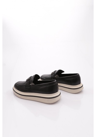 Dgn 24261 Erkek Casual Ayakkabı Siyah Antik