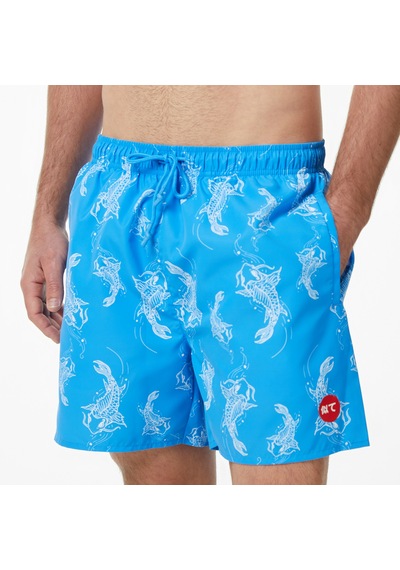 Unıted4 Regular Fit Erkek Mavi Deniz Şortu Koyu 545591