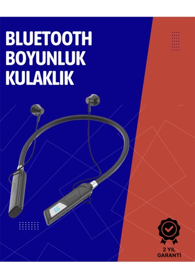 Ergonomik Tasarımlı Bluetooth Kulaklık Gürültü Azaltmalı, Manyetik -