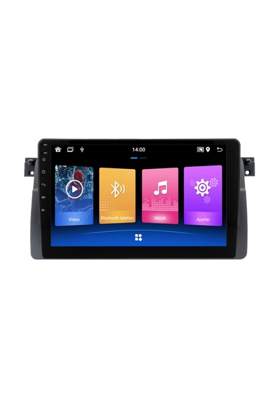 Bmw 3 Serisi E46 Android Multimedya Sistemi 1997-2005 8+256 Gb Yazılımsal 9"