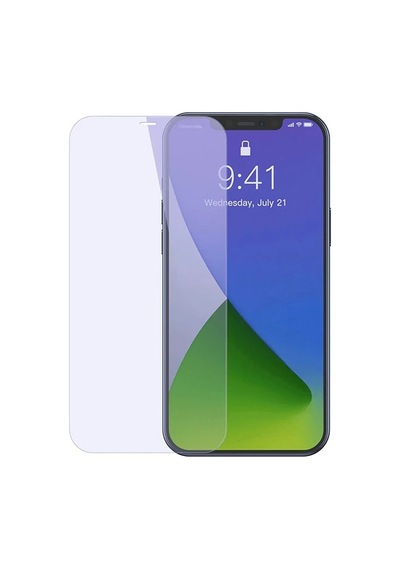 Baseus İphone 12 Pro Max 6.7 0.3mm Antiblue Light Tempered Cam Ekran Koruyucu 2adet- 5775