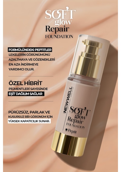 Sunset Soft Glow Sunset Repair Foundation Yumuşak Işıltılı Onarıcı Fondöten 30 Ml Biege