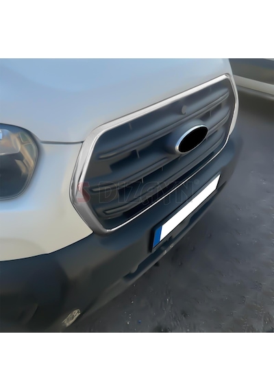 S-Dizayn  Ford Transit Krom Ön Panjur Çerçevesi Geniş Model 4 Prç. 2018 Ve Üzeri