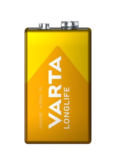 LONGLIFE POWER ALKALİN 9 VOLT PİL TEKLİ PAKET  VARTA